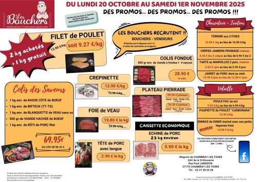 Promotions du 20 octobre au 1er novembre 2025